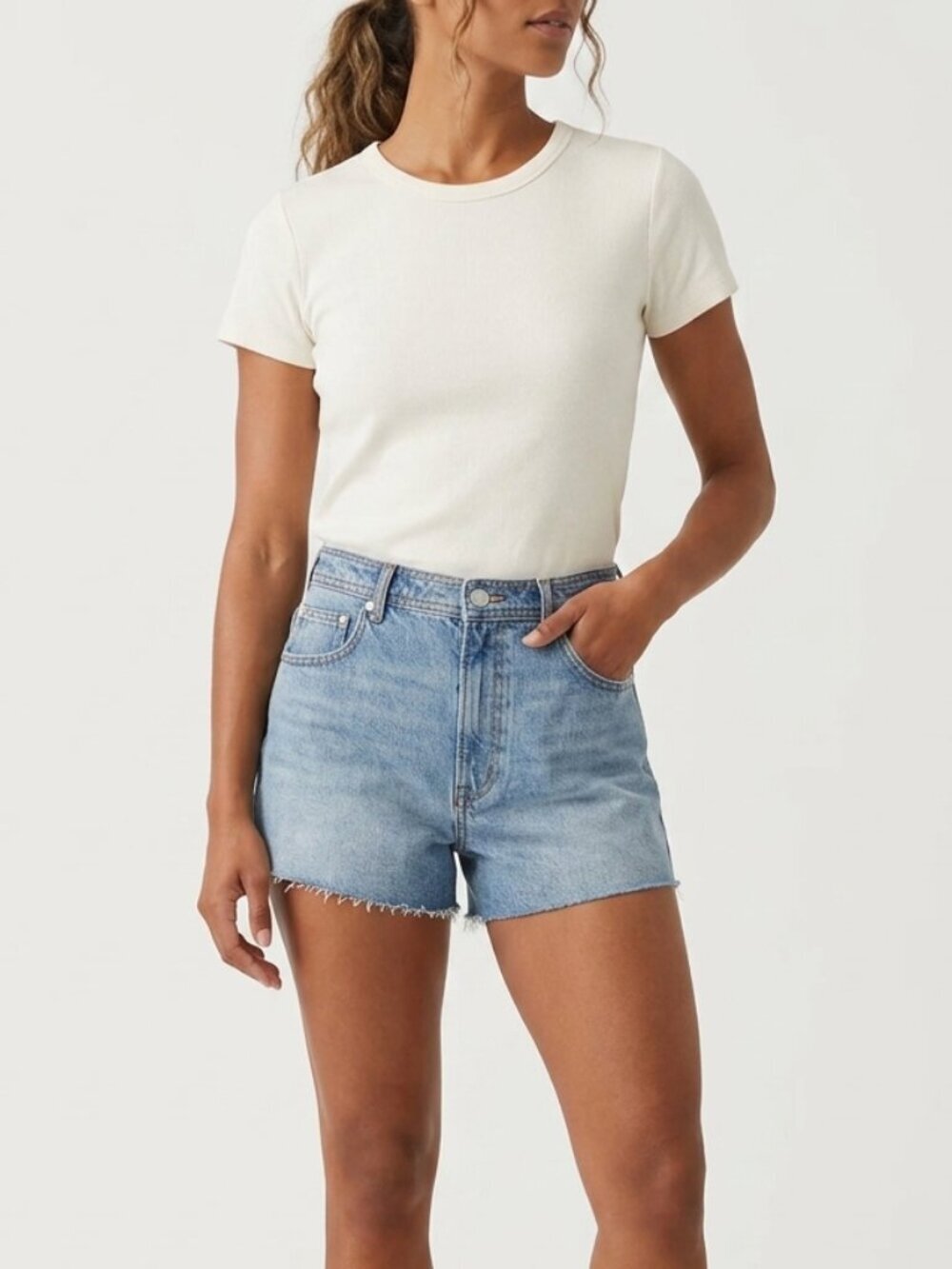 Anthropologie Pilcro High-Rise Denim Cutoff Shorts - Size 29 NWT